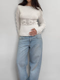 White Wool Sweater