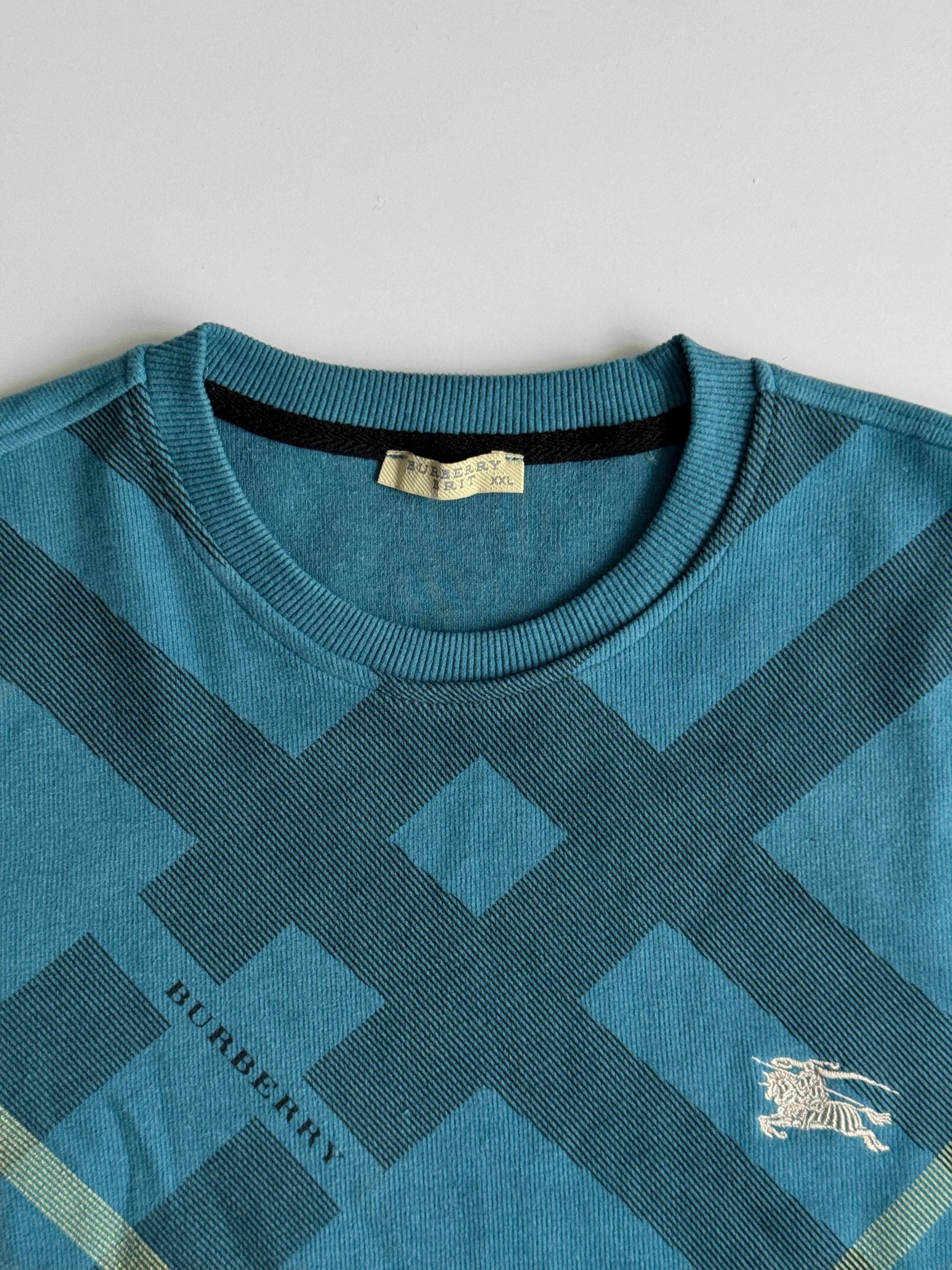 Blue Burberry Sweater