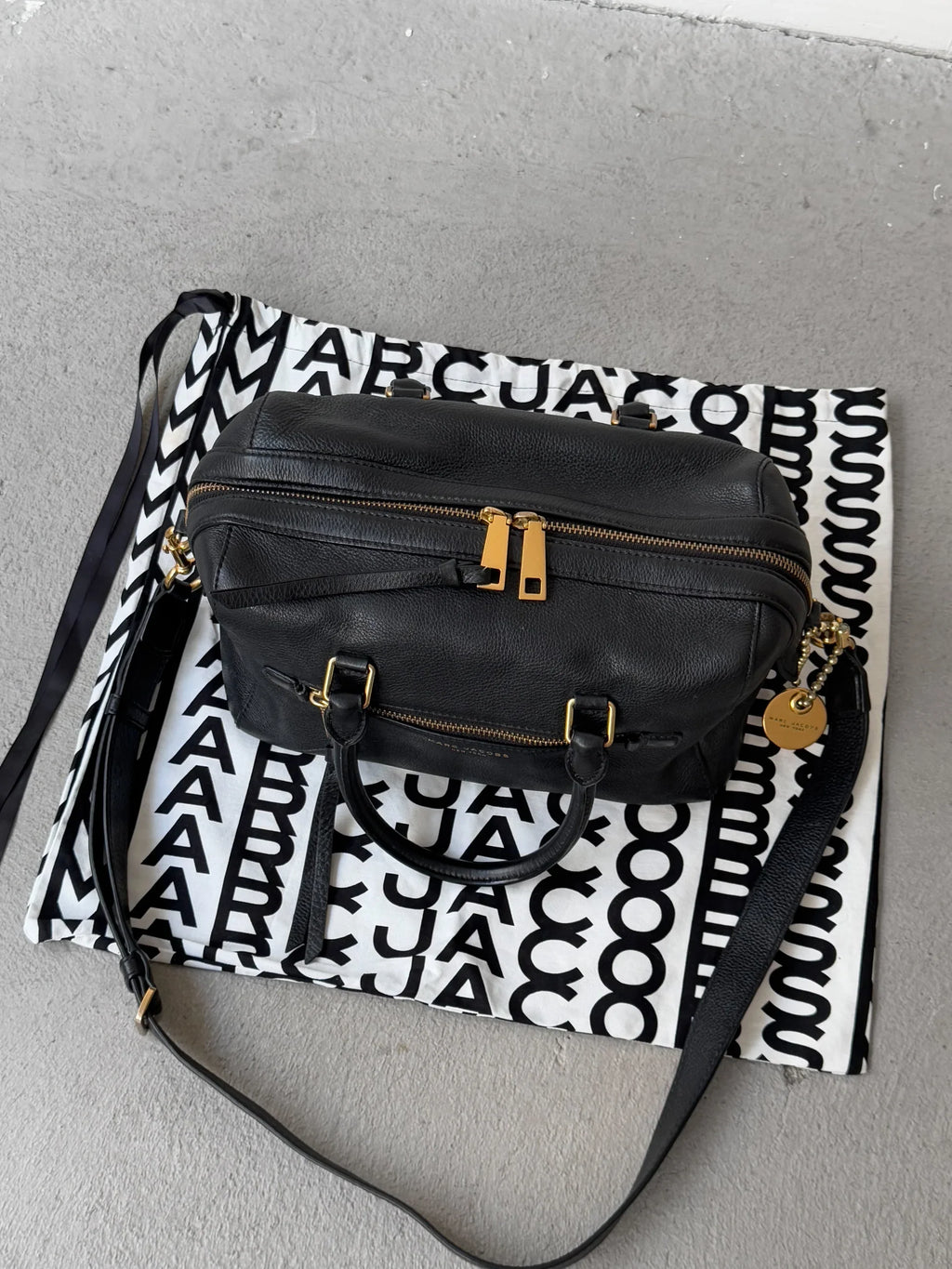 Marc Jacobs Black Leather Bag