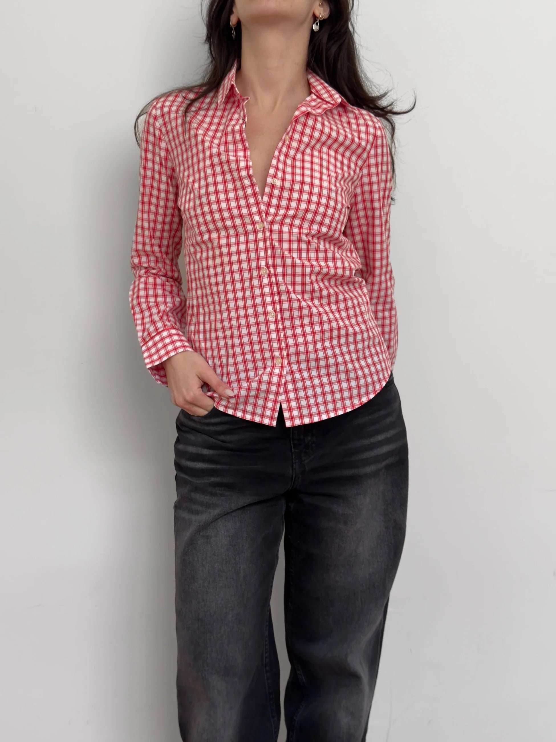 Red Checked Shirt