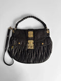 Miu Miu Coffer Matelassé Hobo Bag