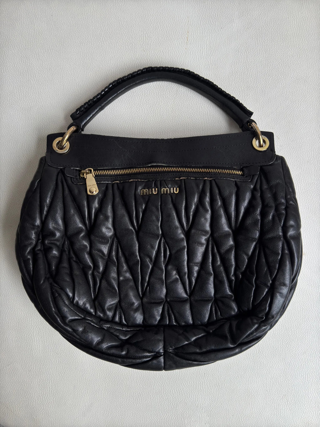 Miu Miu Snap Hobo Bag