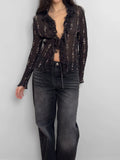 Embroidered Chiffon Shirt