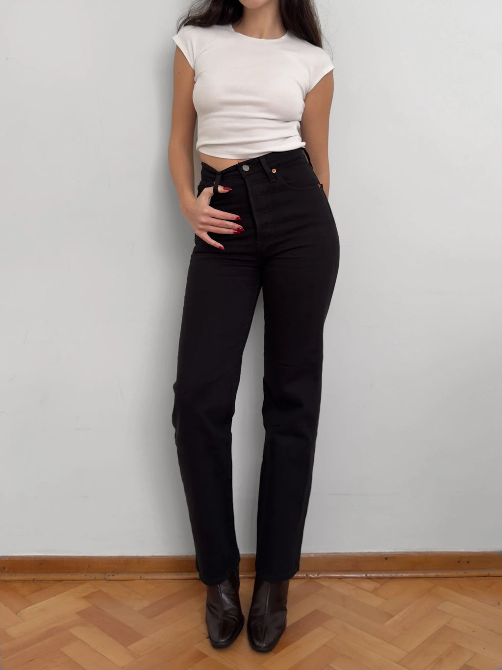 Levi’s Ribcage Straight Fit Trousers