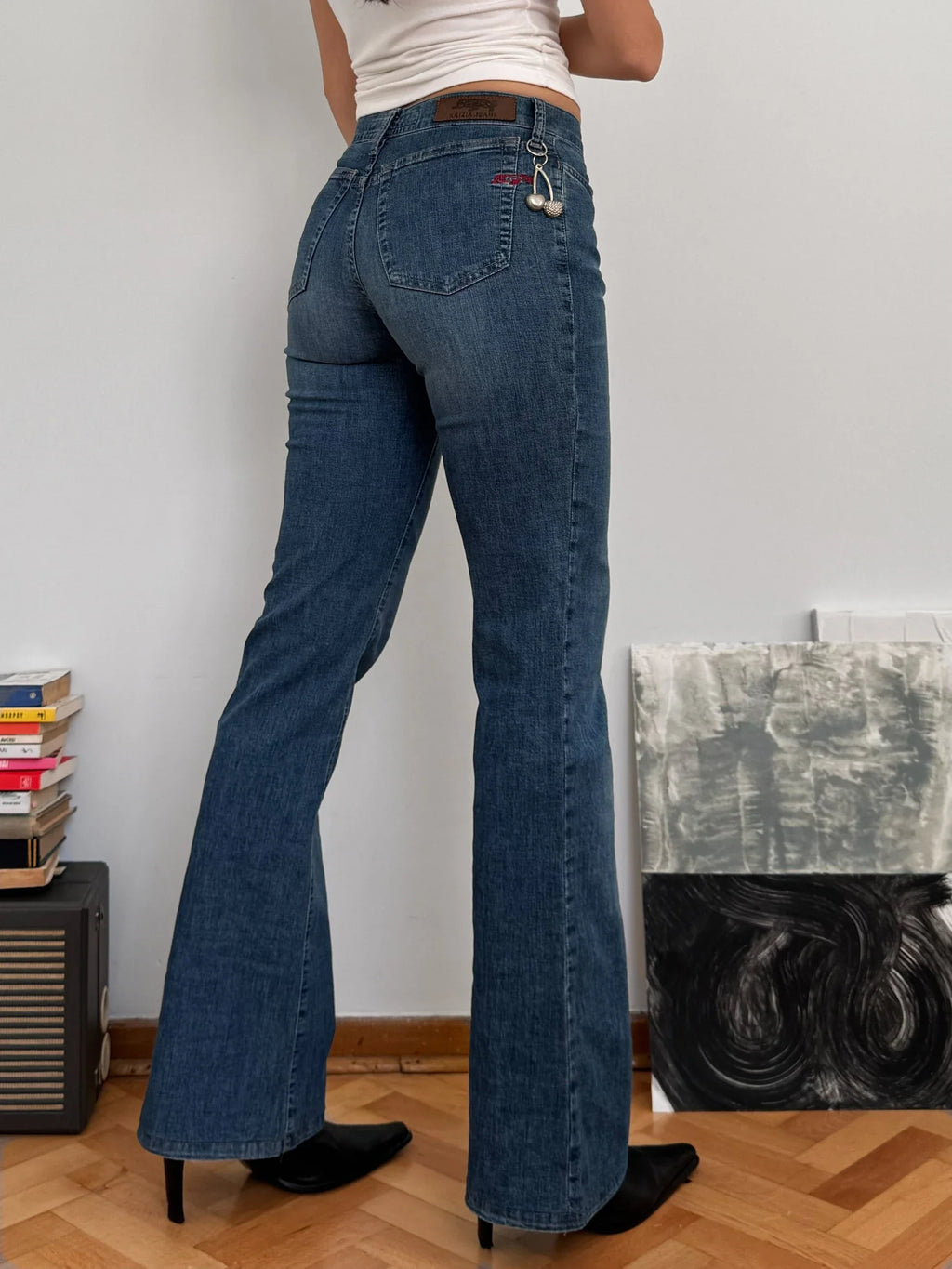 Charm-Detailed Jeans