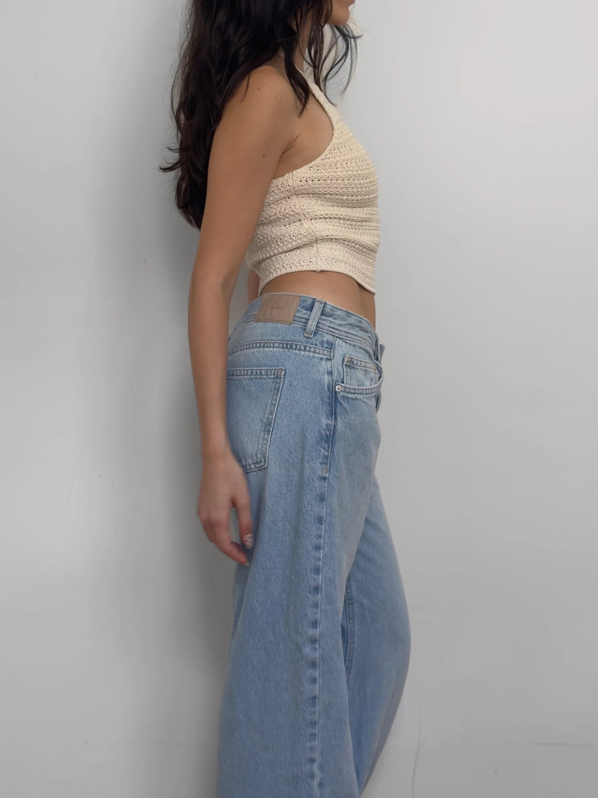 Cream Knit Blouse