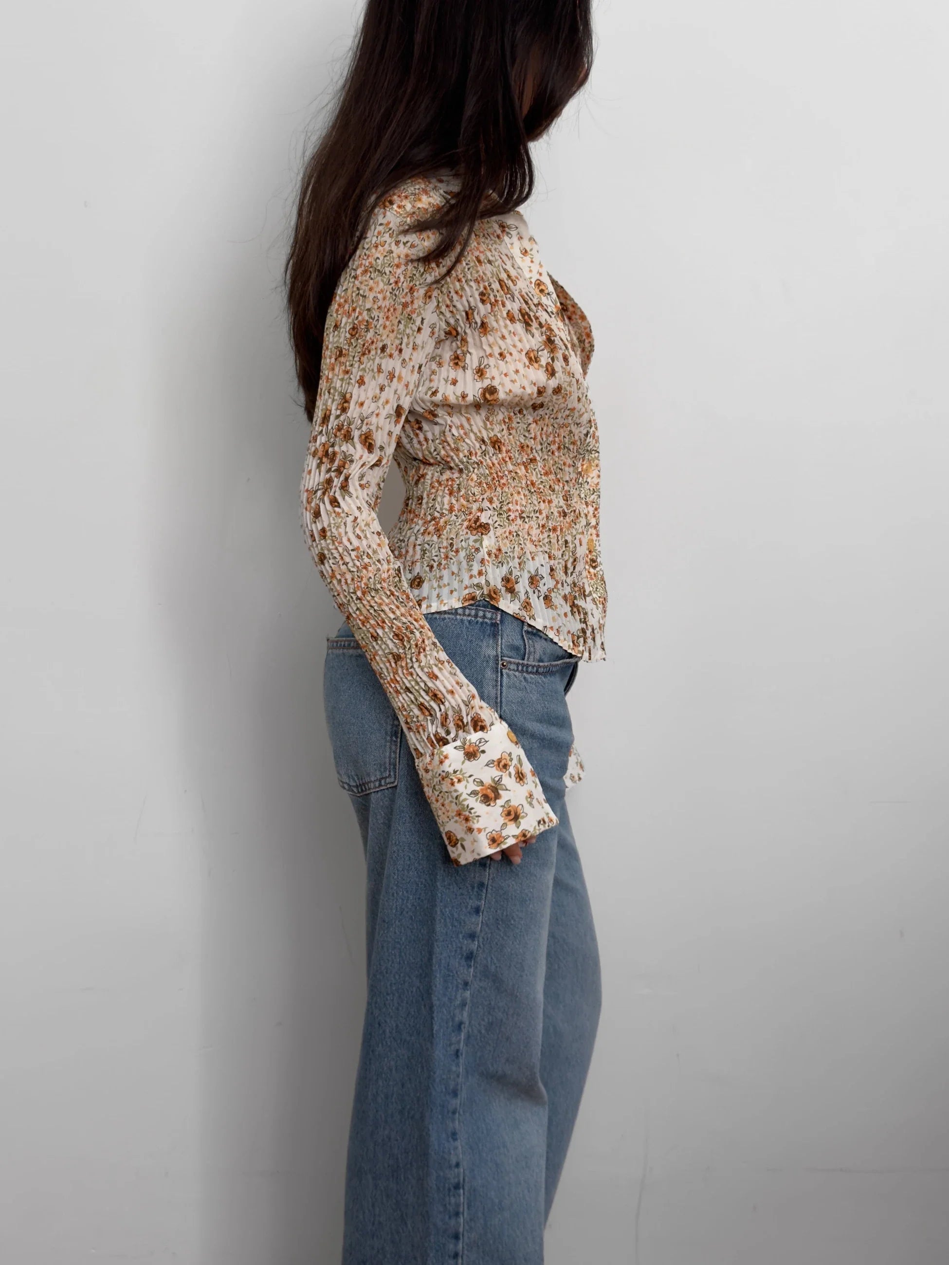 Floral Chiffon Shirt