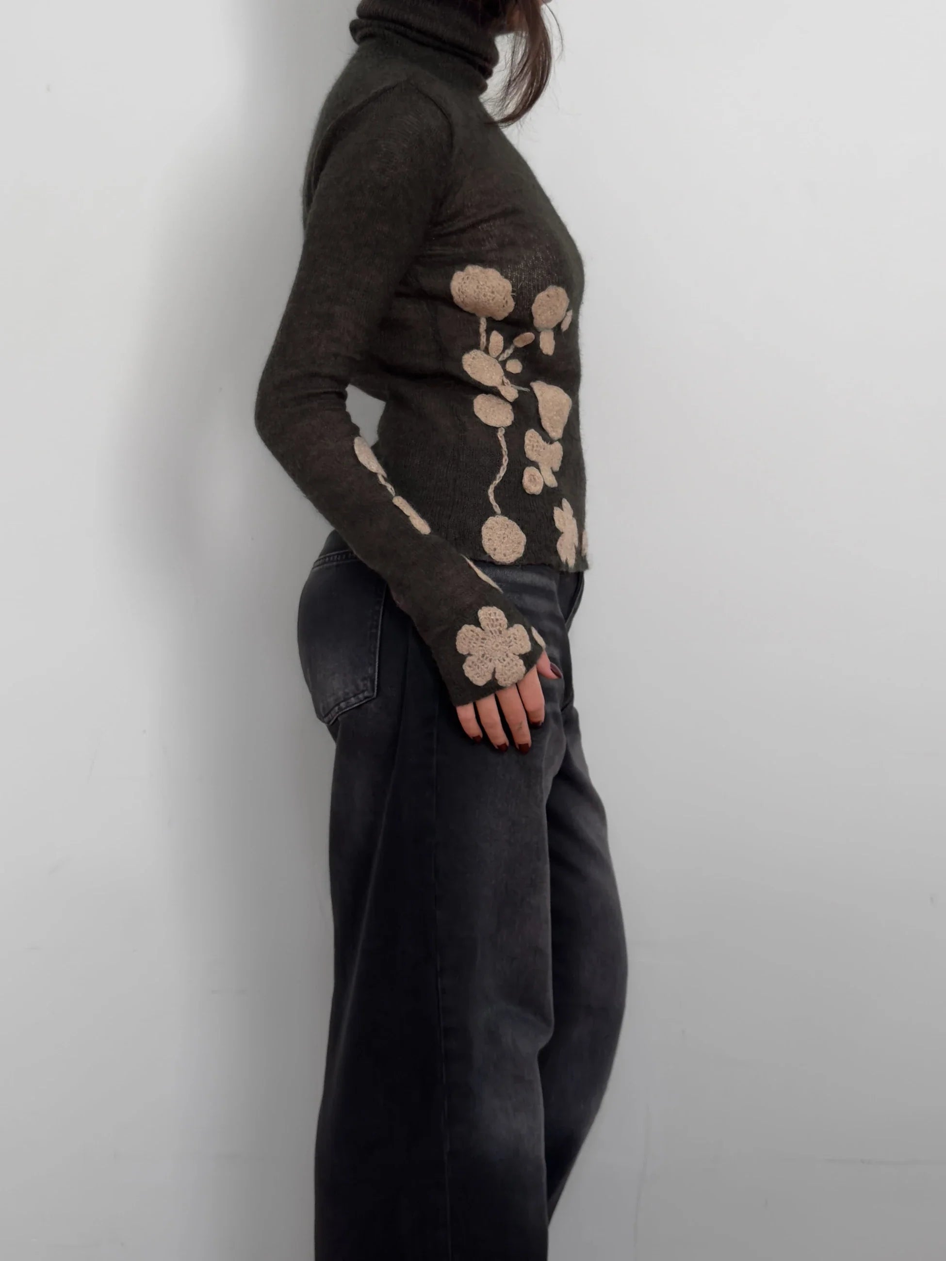 Green Mohair Sweater