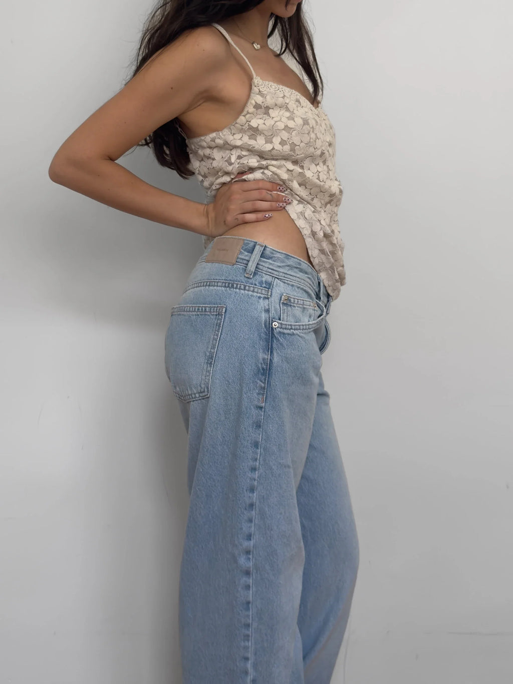 Cream Lace Blouse