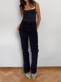 Red Apple Velvet Trousers