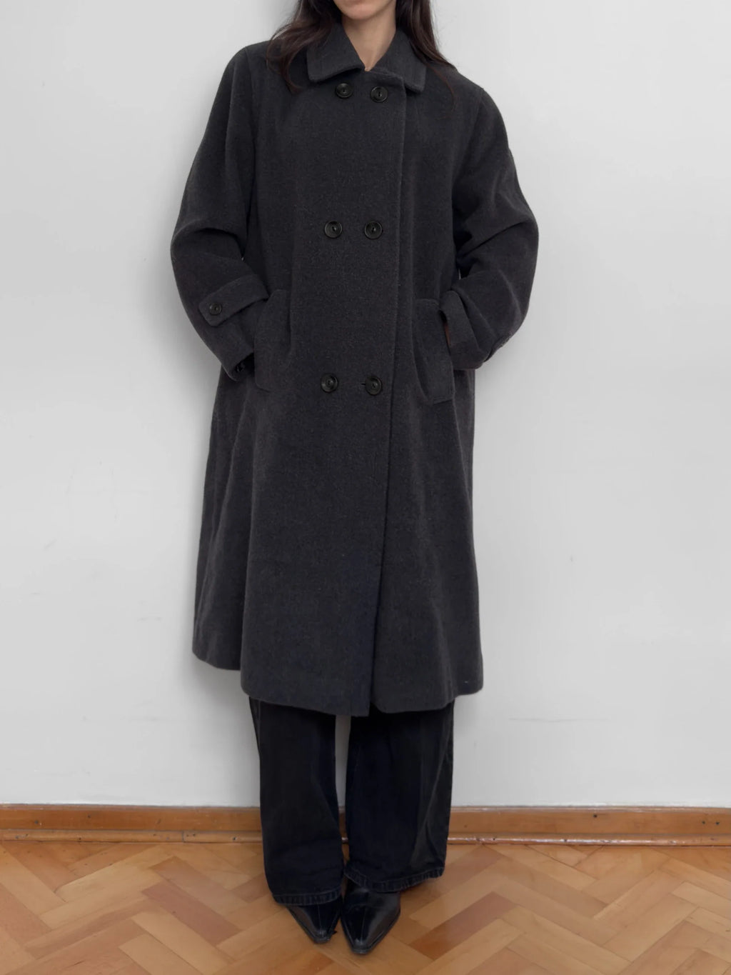 Anthracite Wool Coat