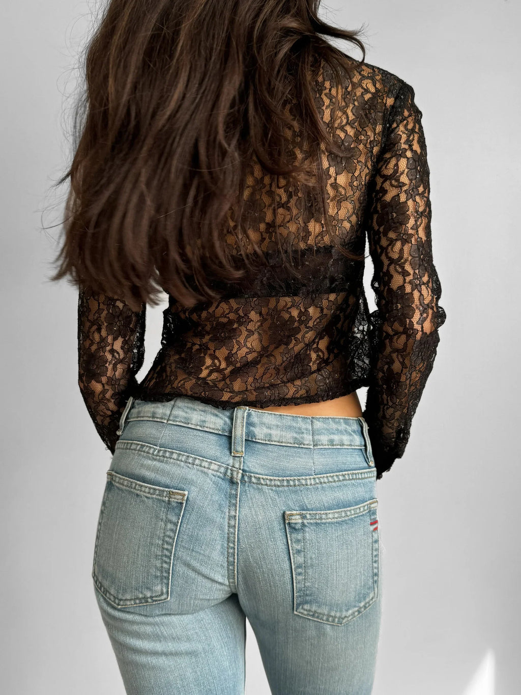Black Lace Shirt