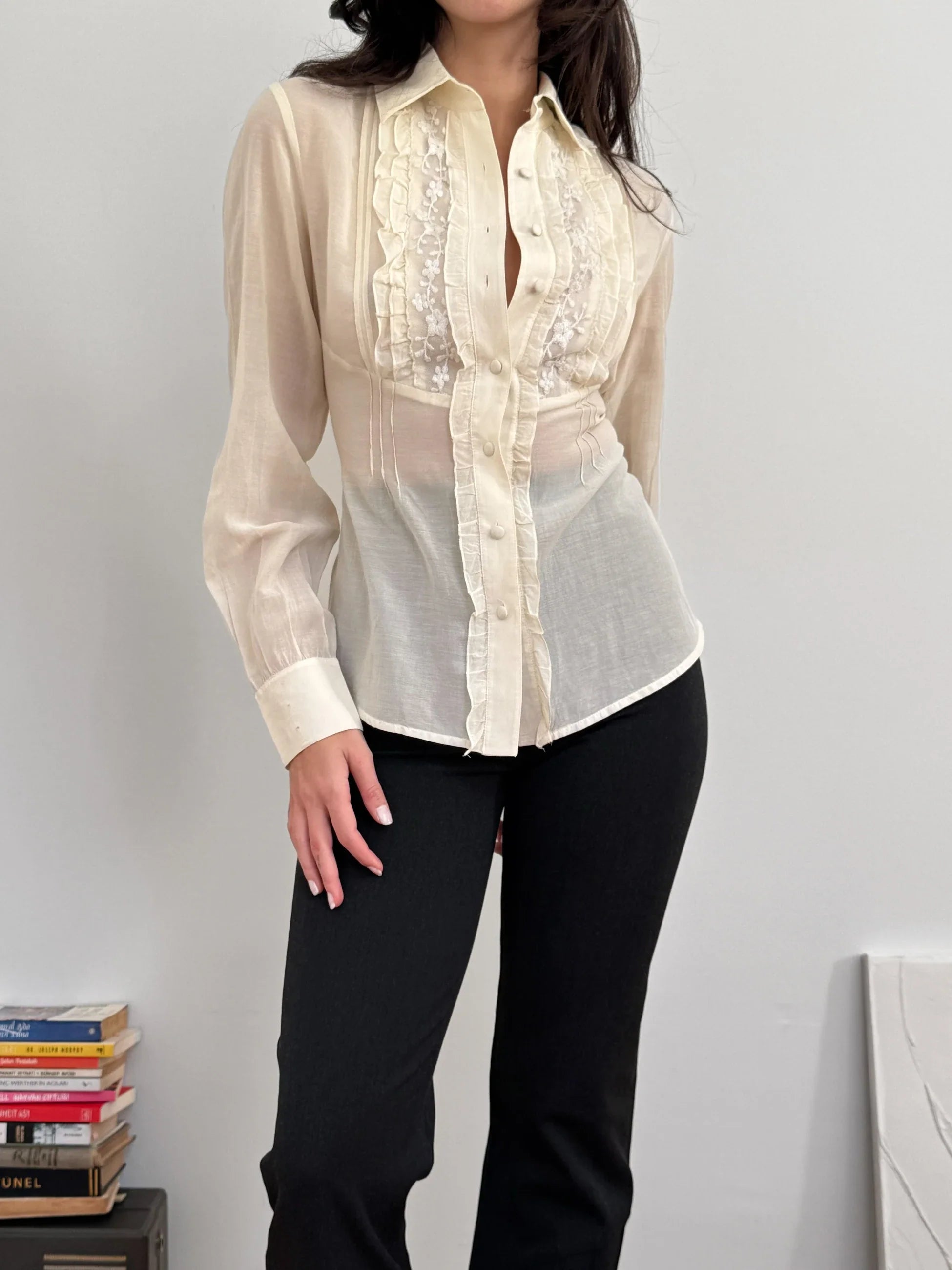 Silk-Cotton Blend Shirt