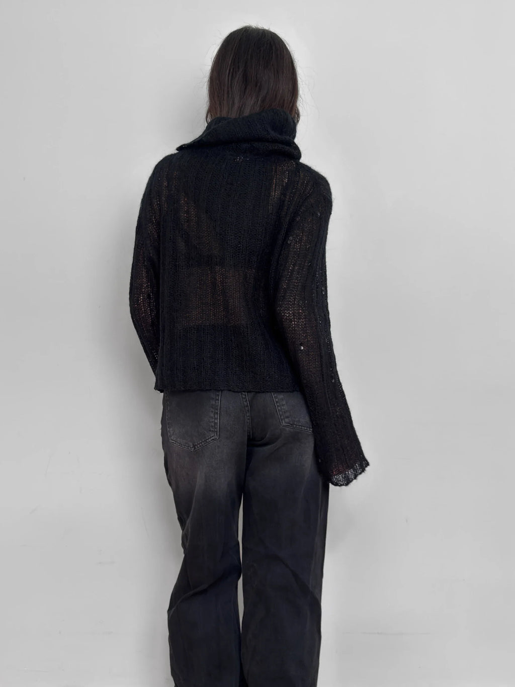 Black Mohair Sweater