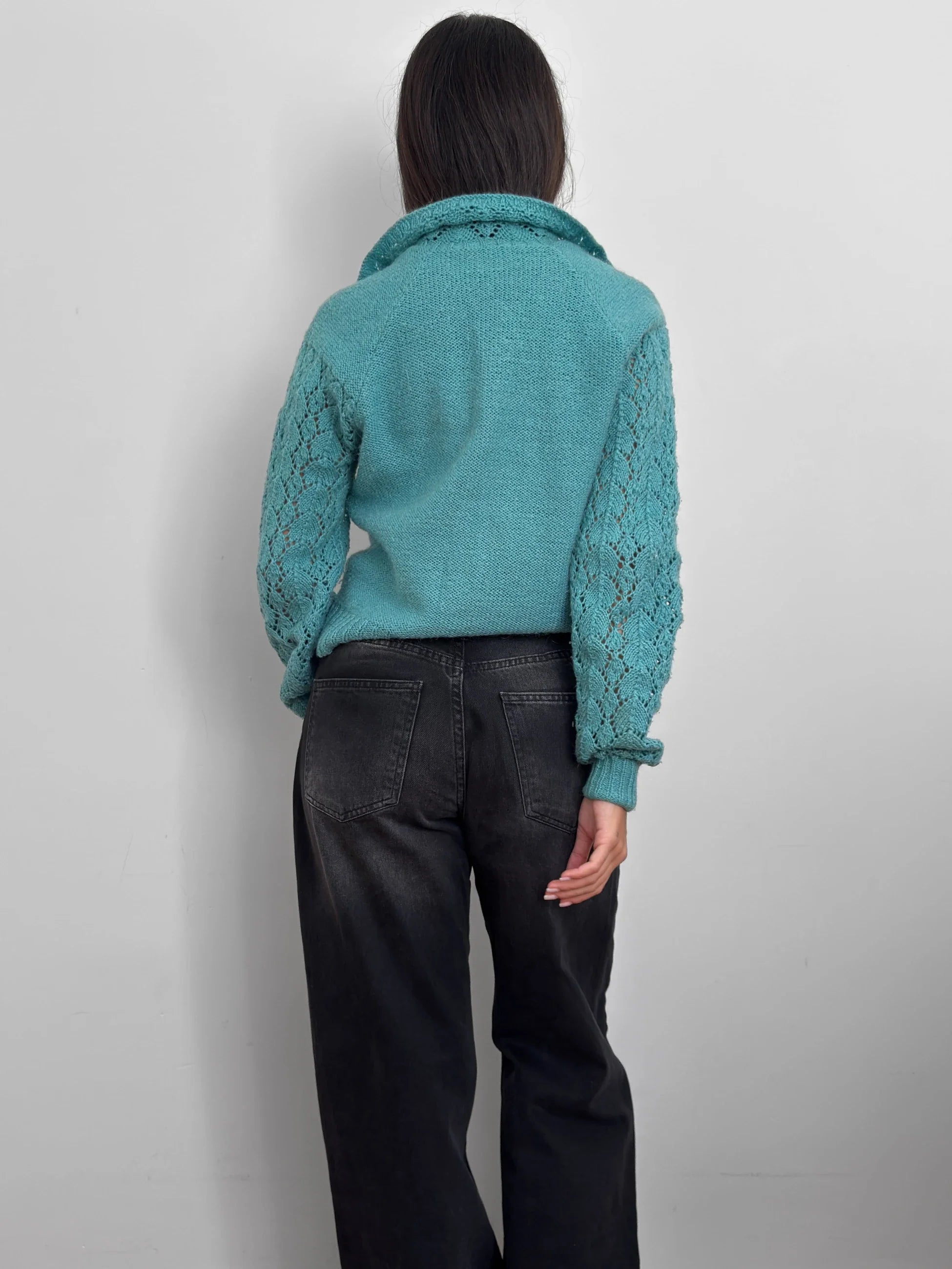 Blue Wool Sweater