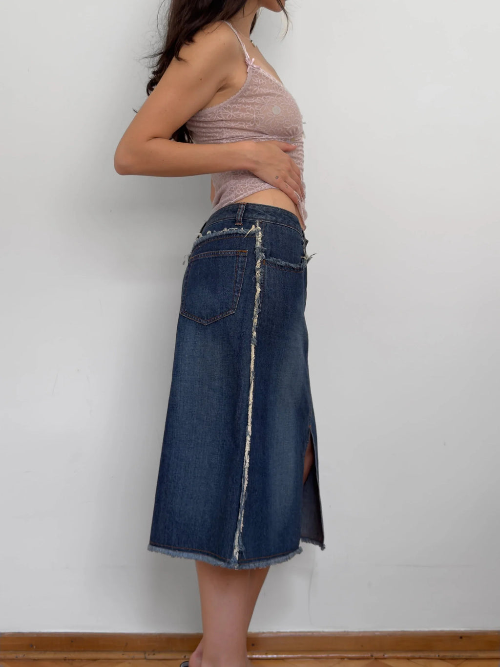 NafNaf Denim Skirt