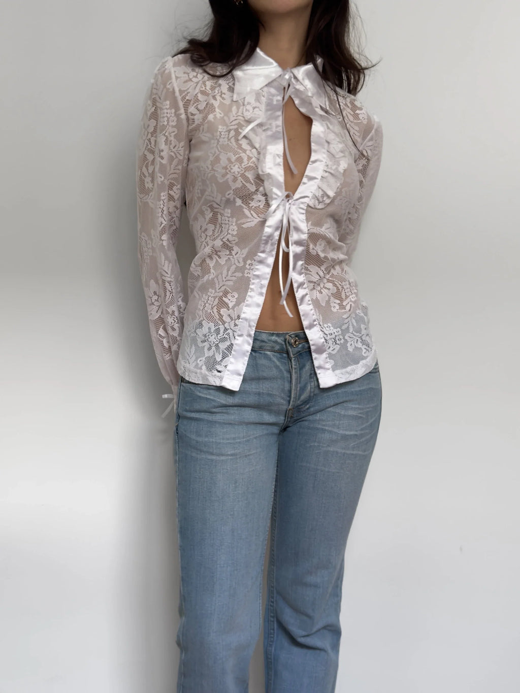 White Lace Blouse