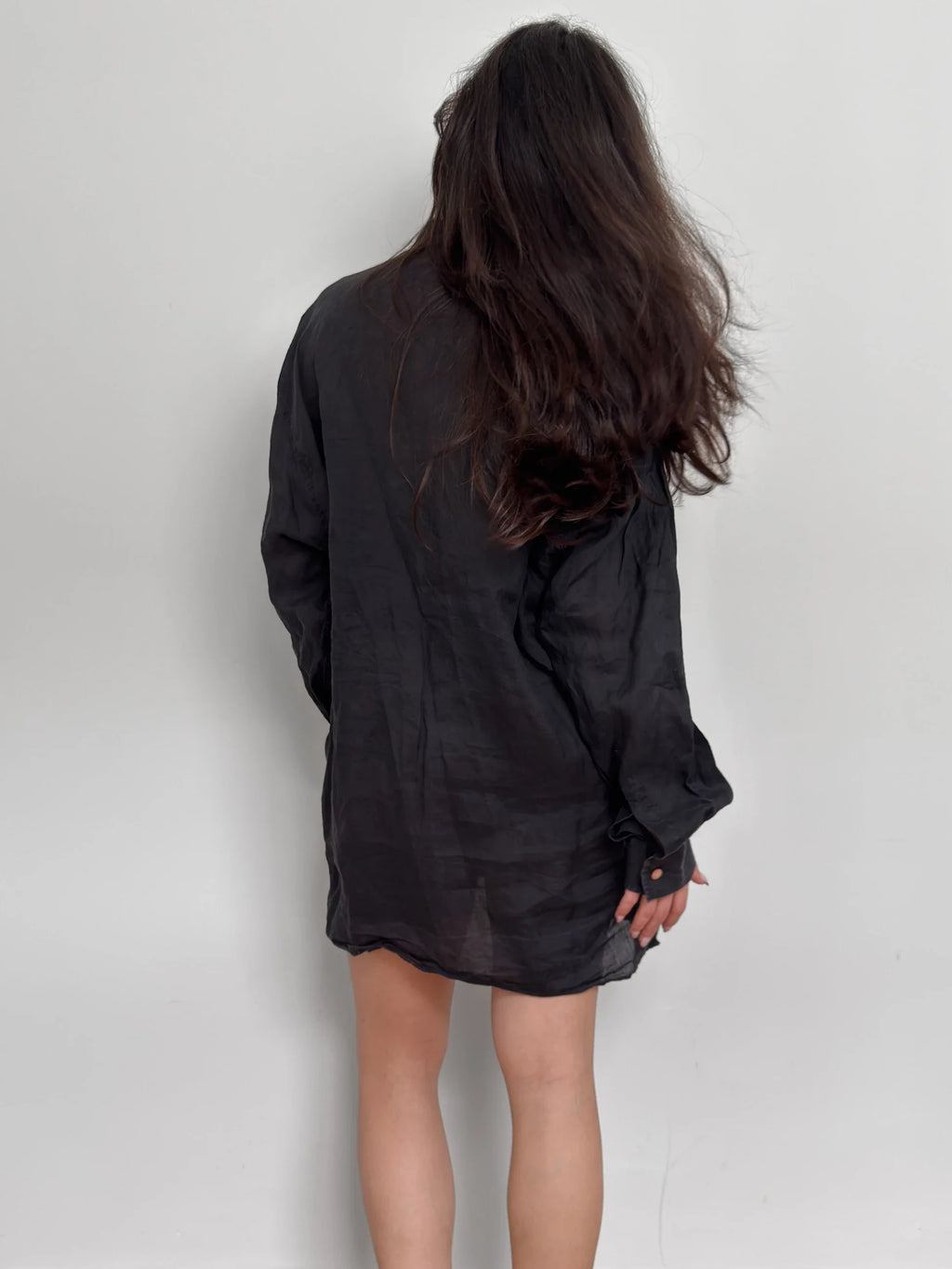Versace Linen Shirt Dress
