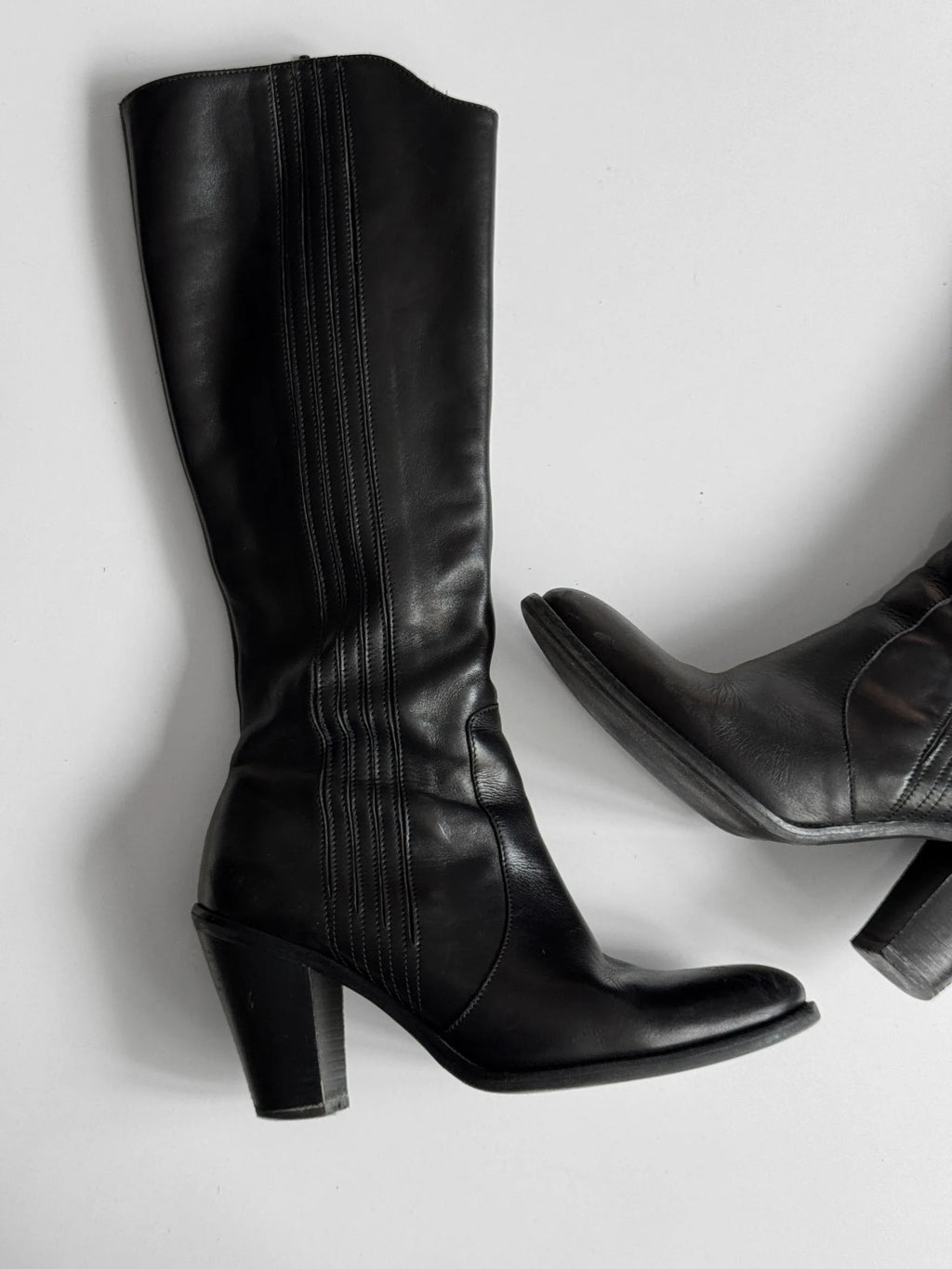 Black Leather Boots