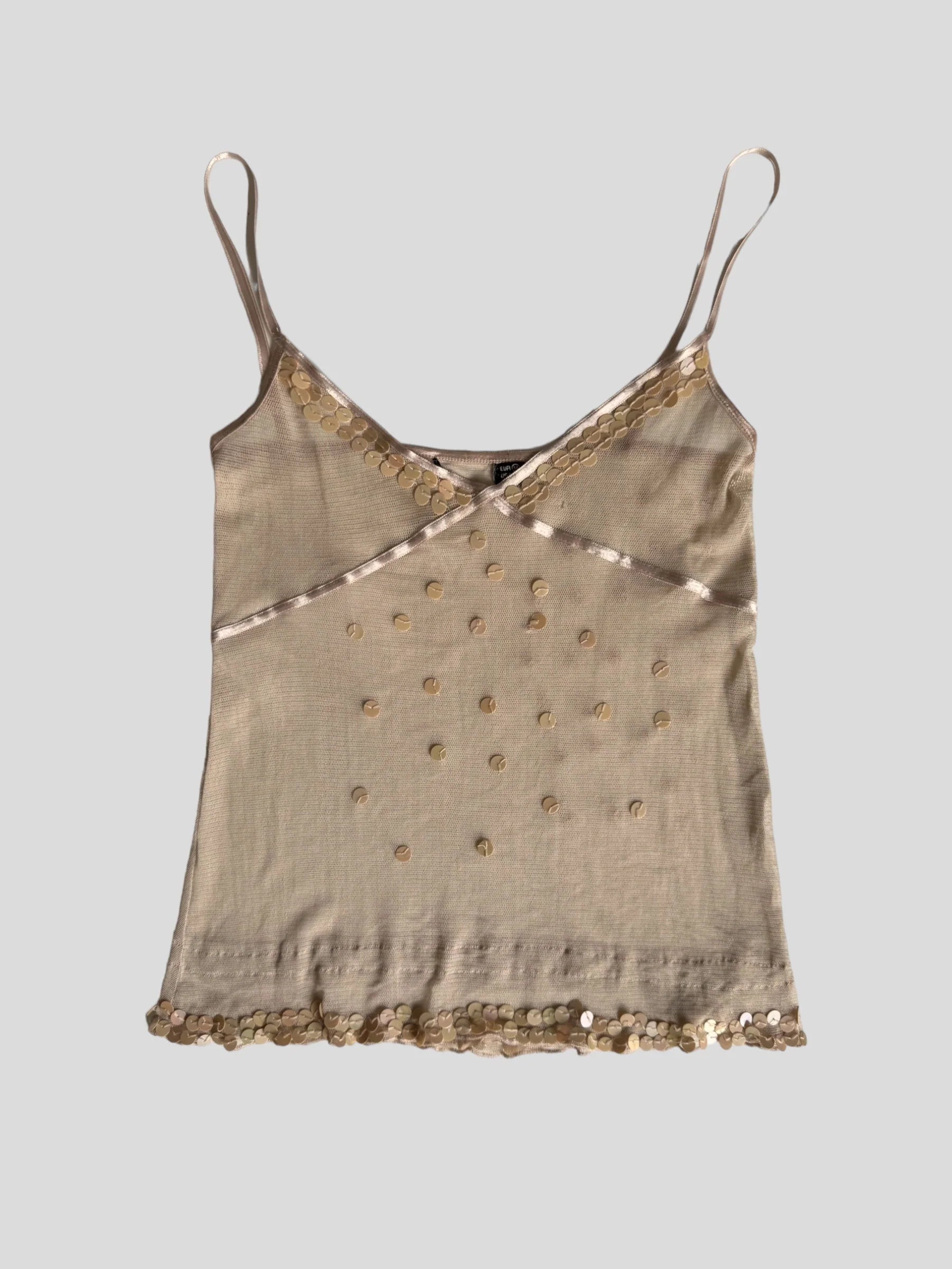 Sequin Sheer Blouse