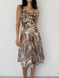 Chiffon Leopard Dress