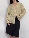 Embroidered Linen Shirt