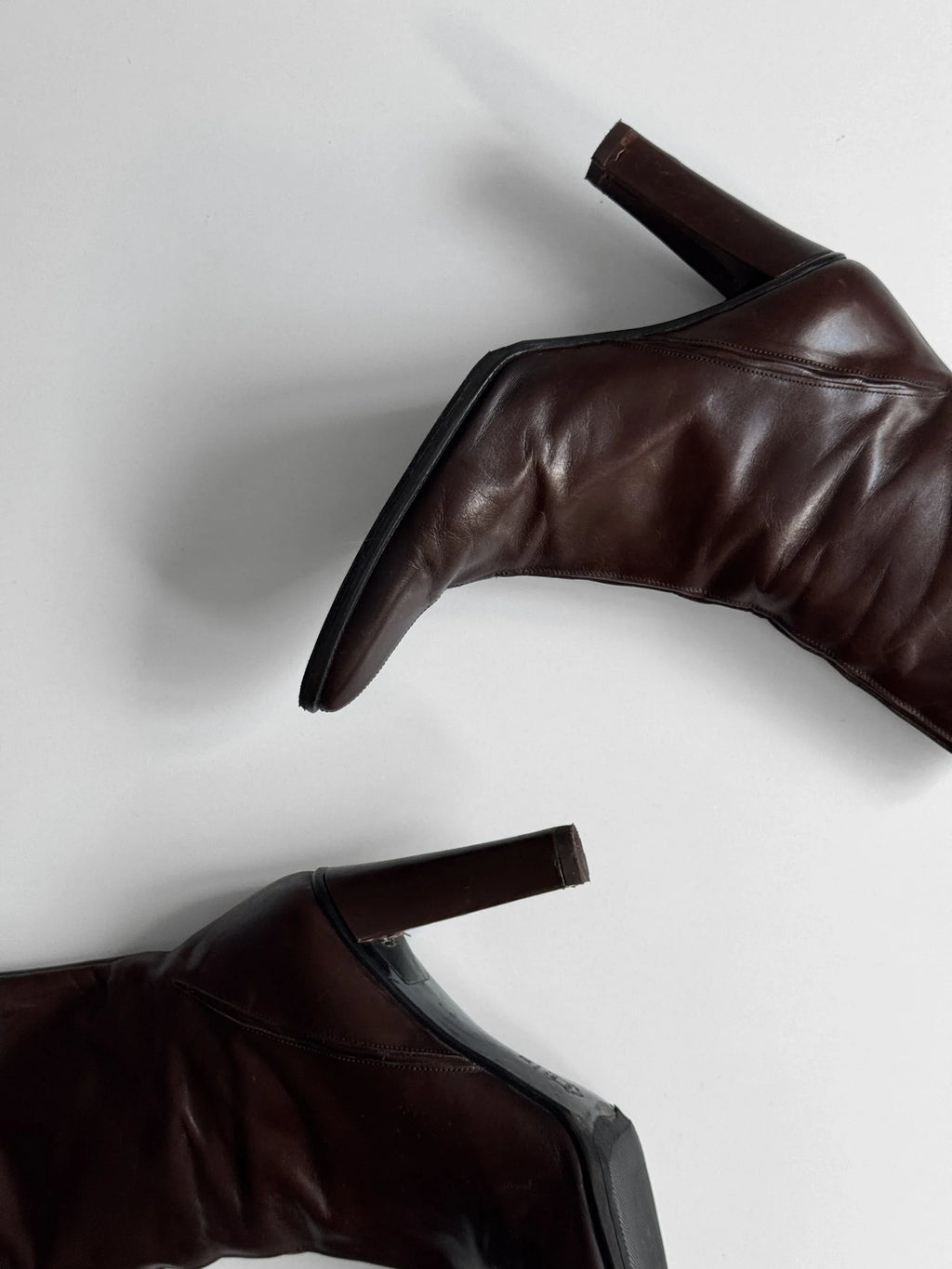 Brown Leather Ankle Boot