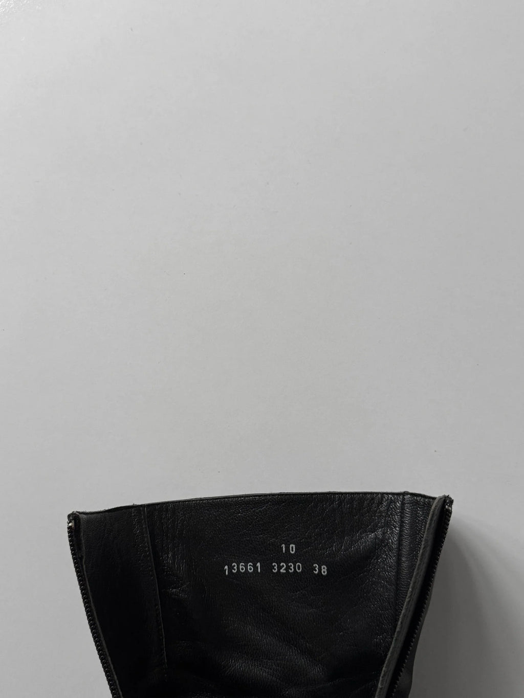 Black Leather Ankle Boot
