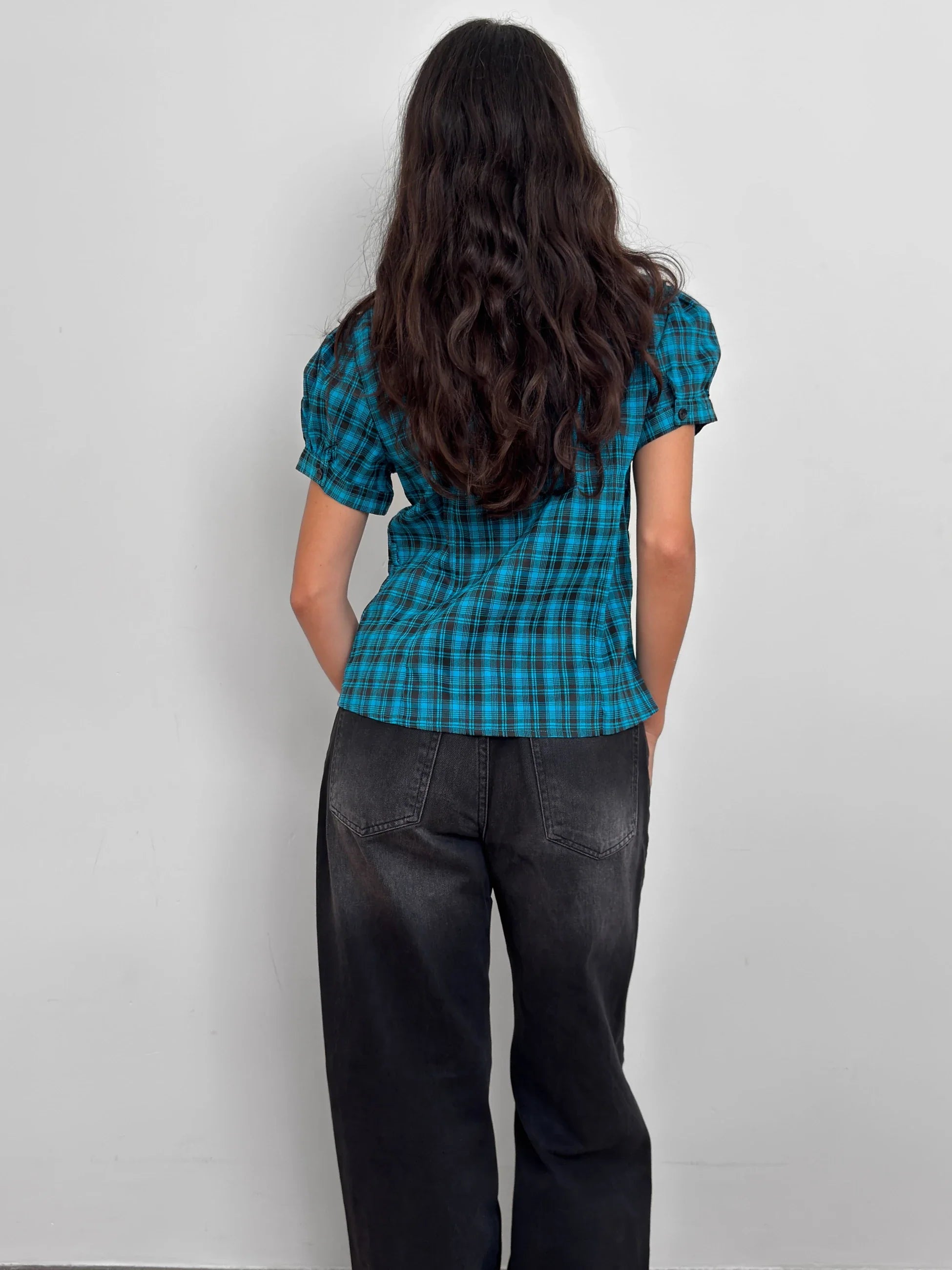Blue Checked Shirt