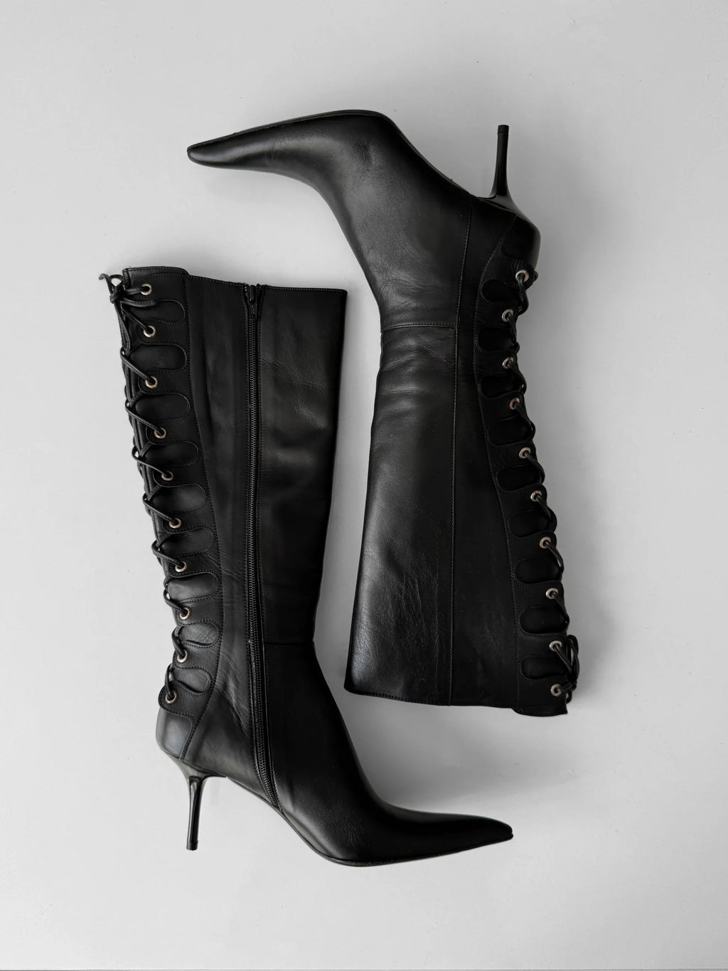 Heels Leather Boots