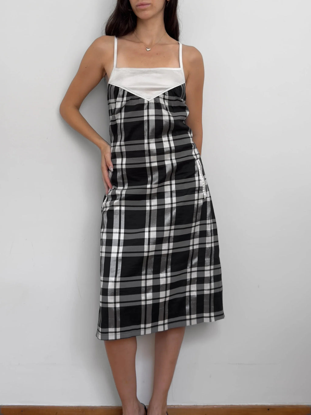 Satin Midi Dress
