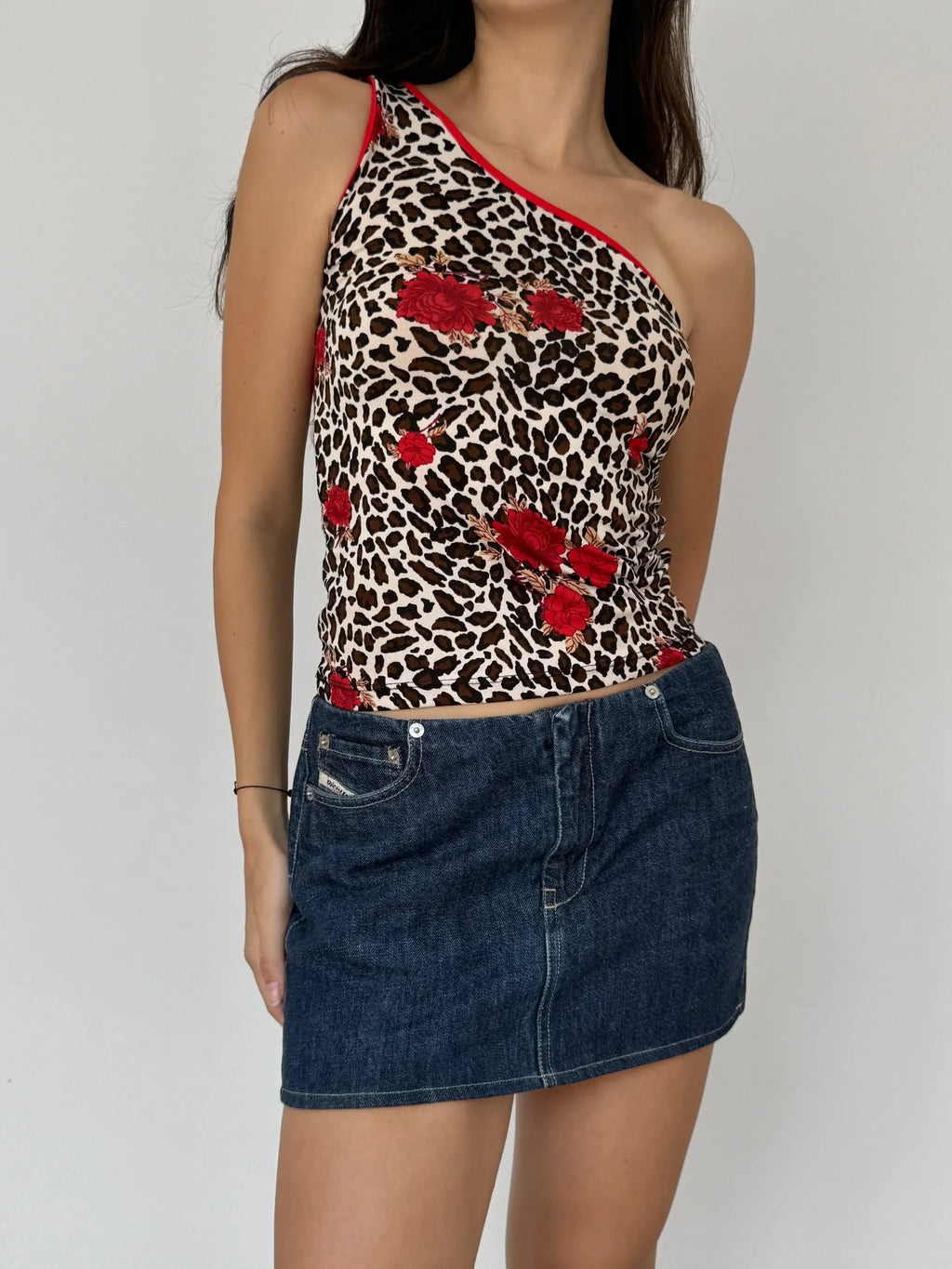 Floral Leopard Blouse