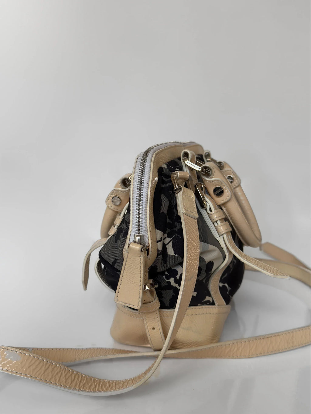 Burberry Floral Beat Check Bag