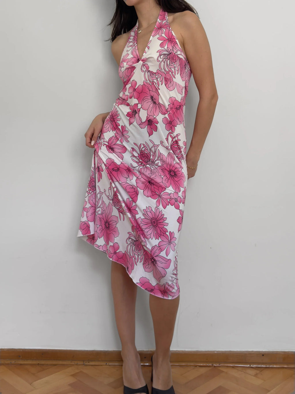 Pink Floral Dress