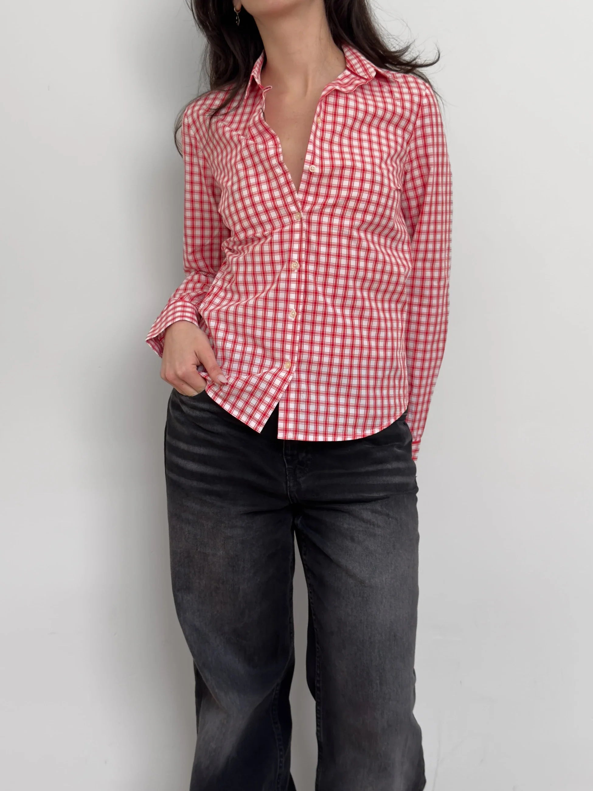 Red Checked Shirt