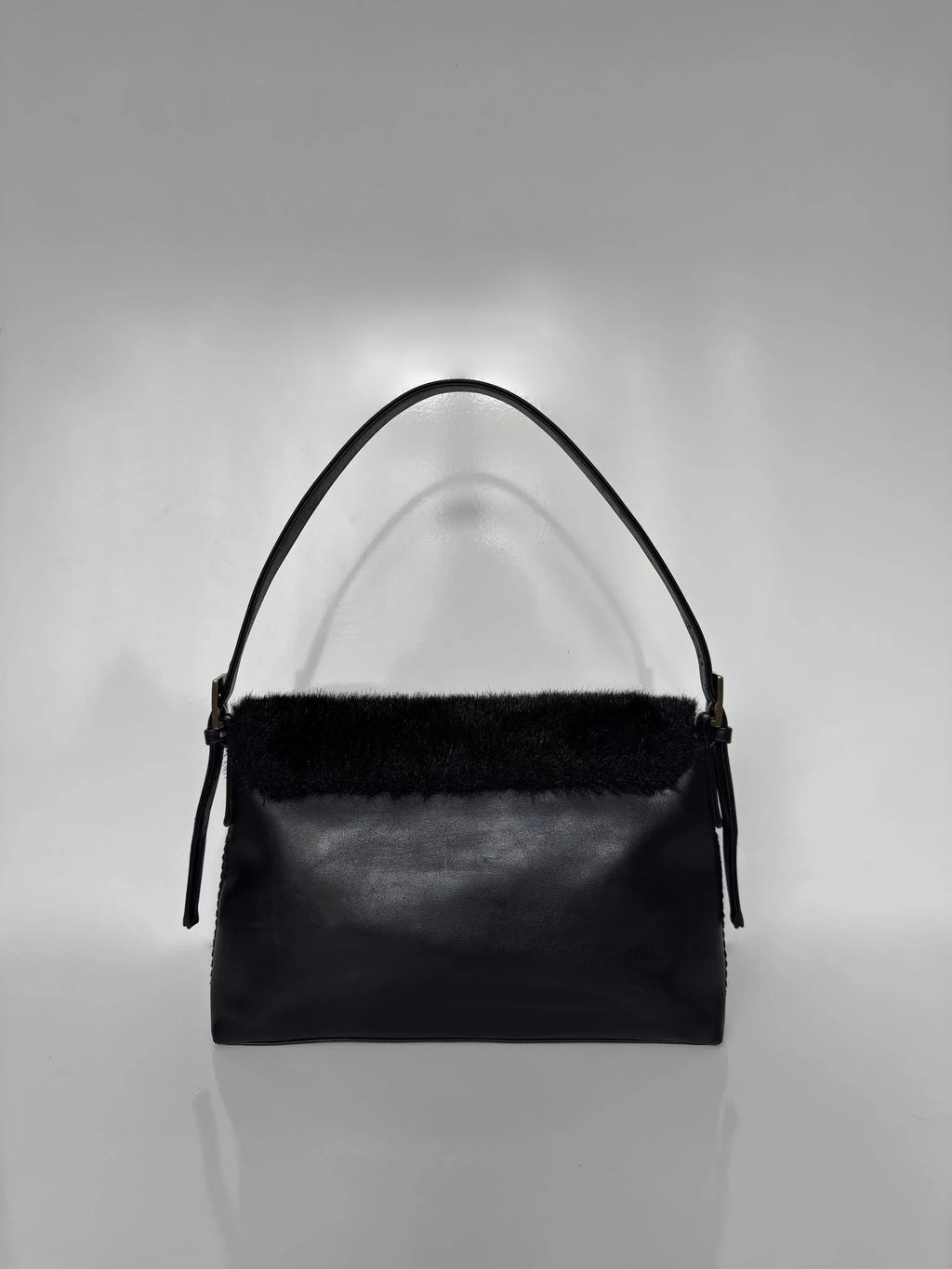 Esprit Fur-Trimmed Bag