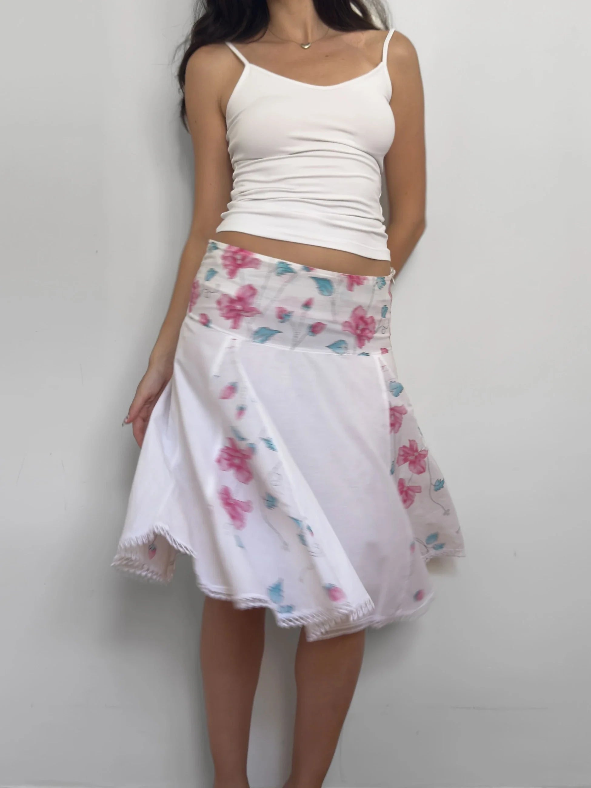 Floral Midi Skirt