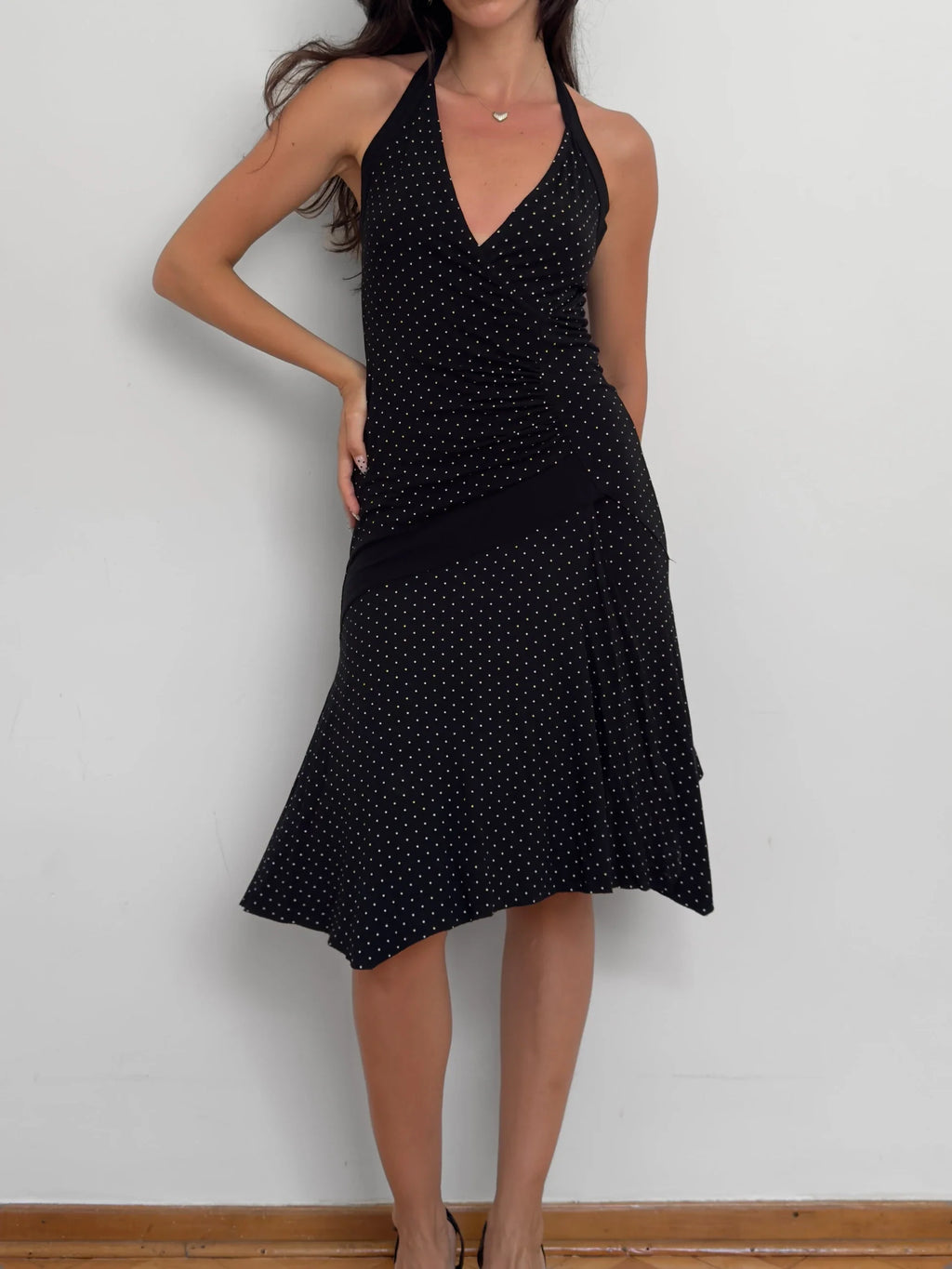 Polka Dot Midi Dress