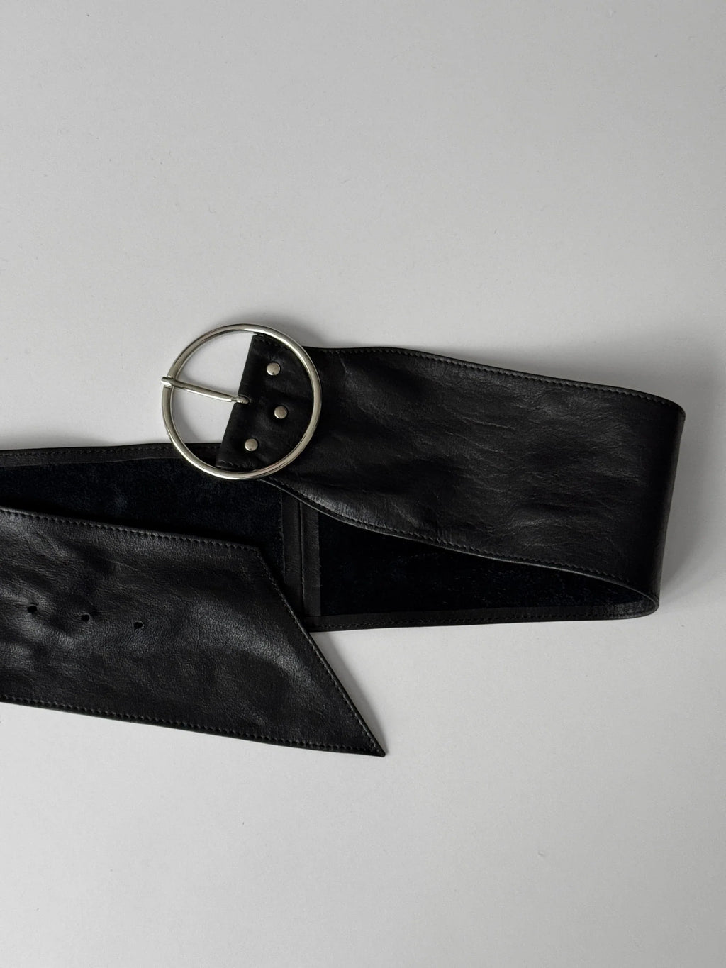 Black Leather Belt