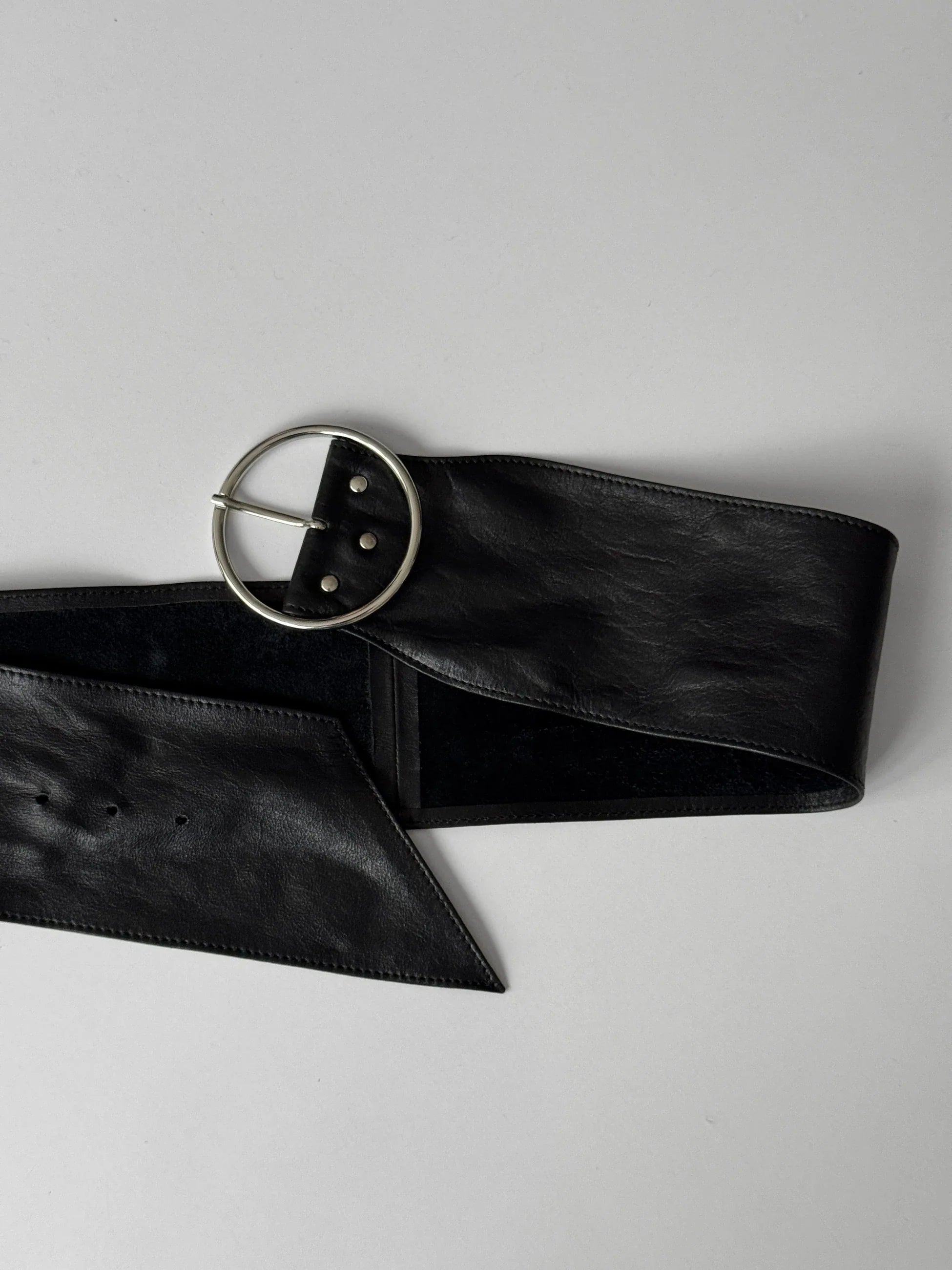 Black Leather Belt