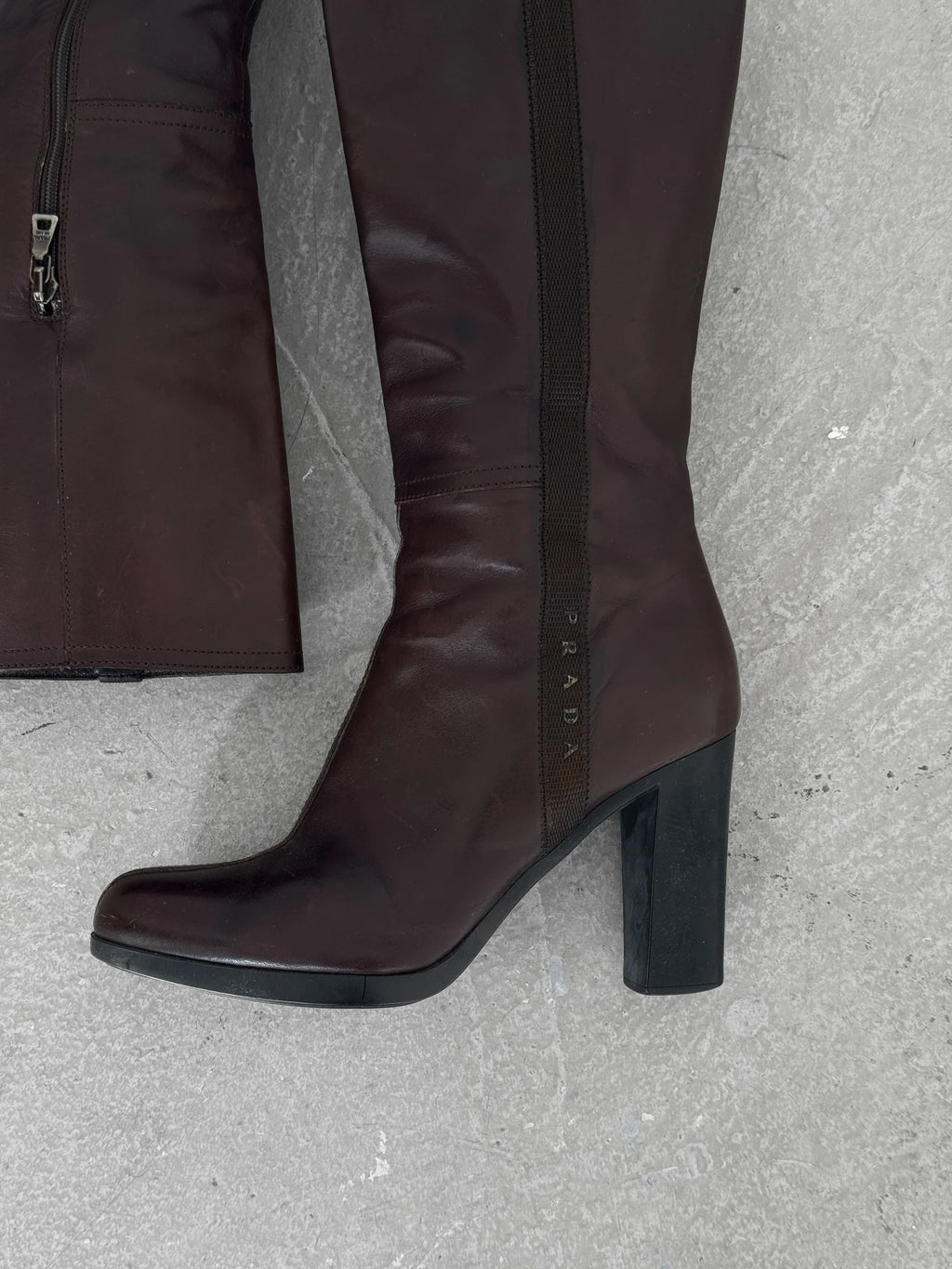 Prada Heeled Ankle Boots
