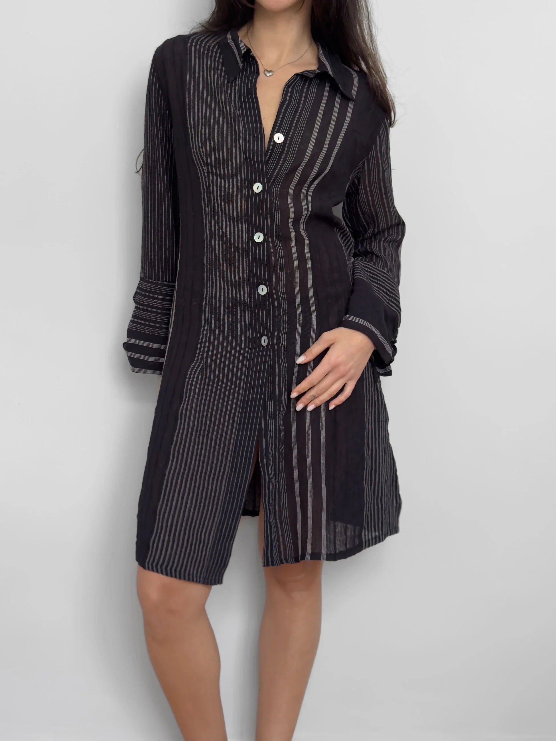 Cotton Shirt Dress