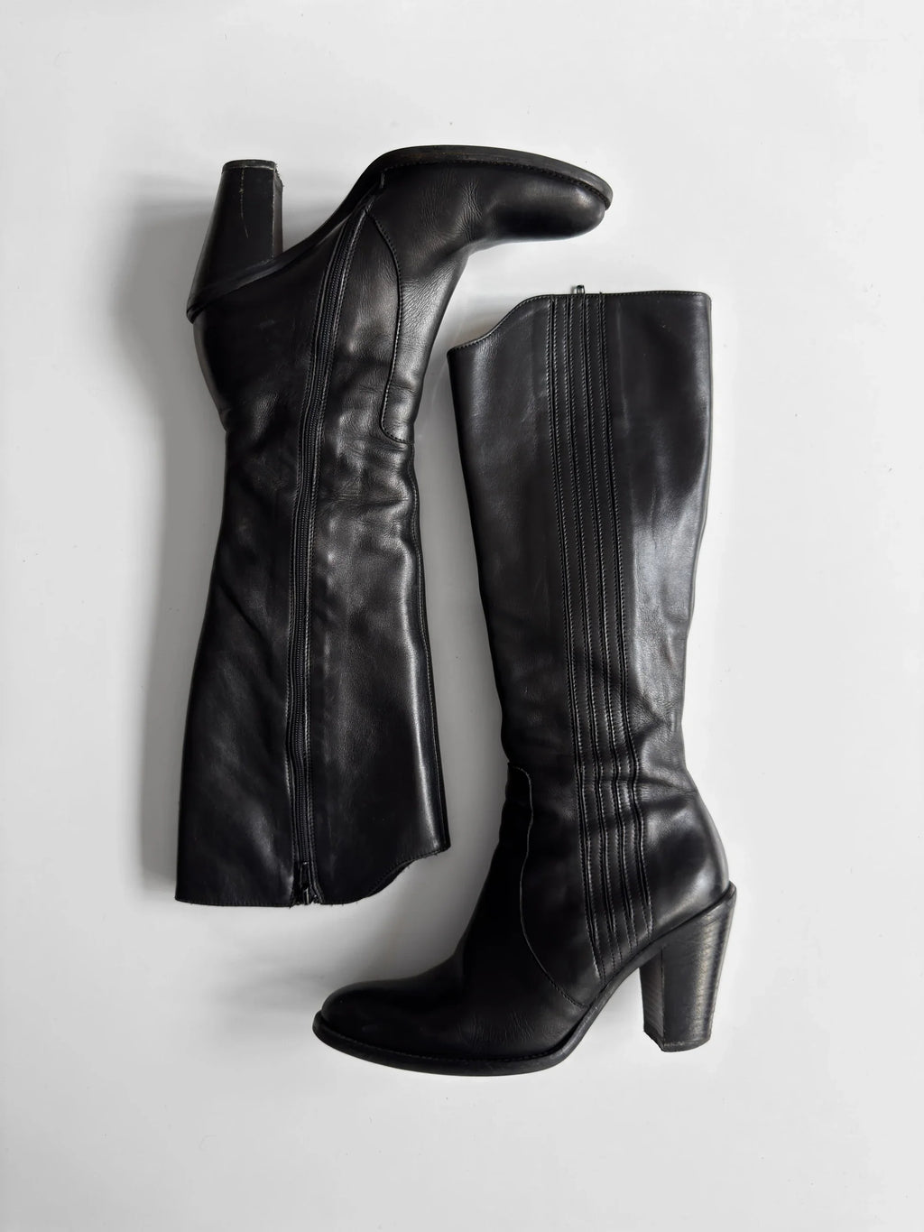 Black Leather Boots