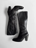 Black Leather Boots