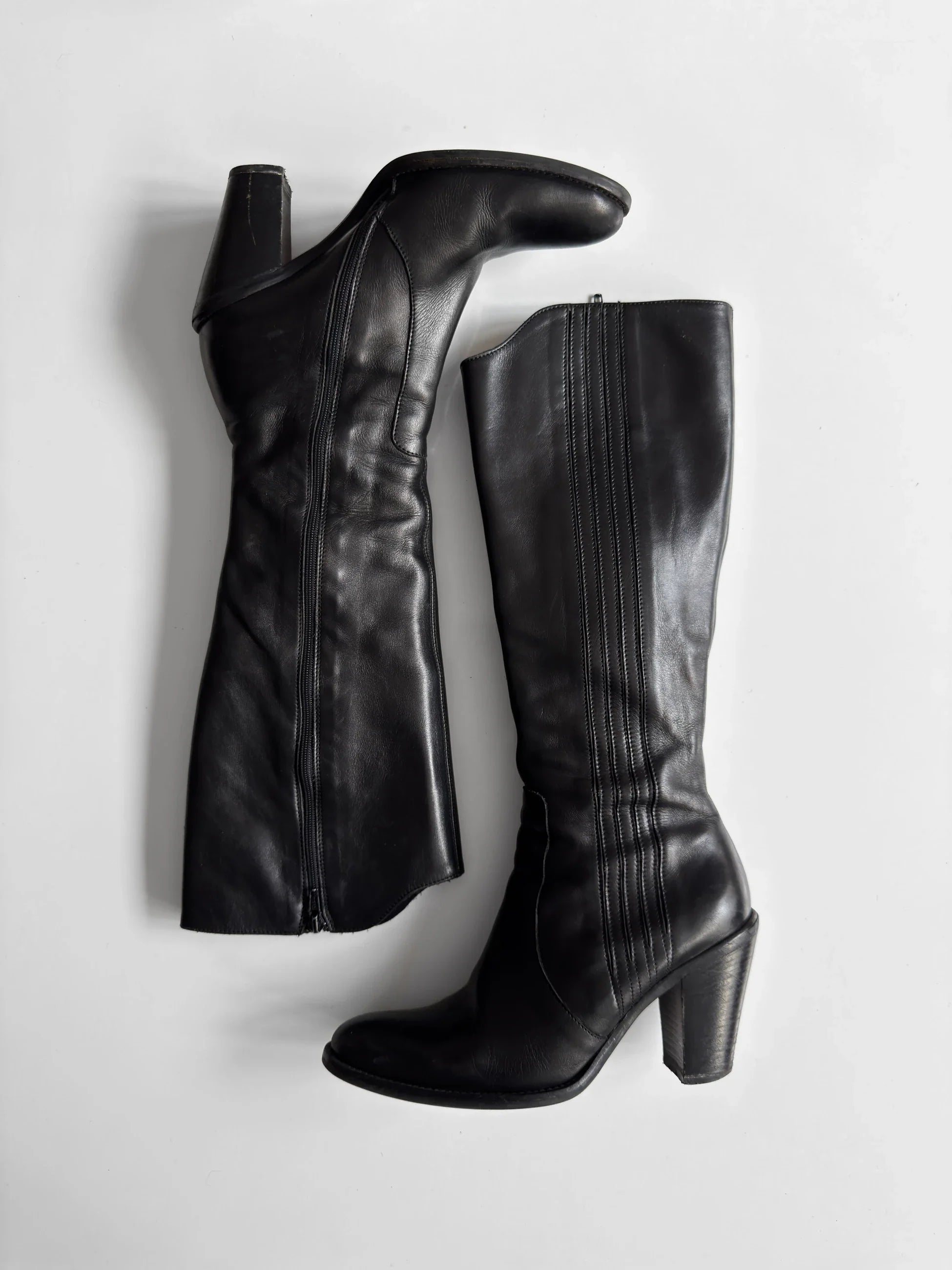 Black Leather Boots