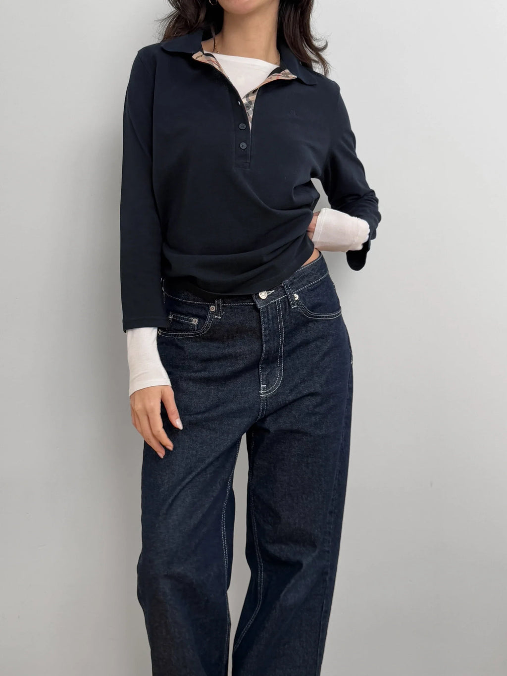 Burberry Three-Quarter Sleeve Blouse