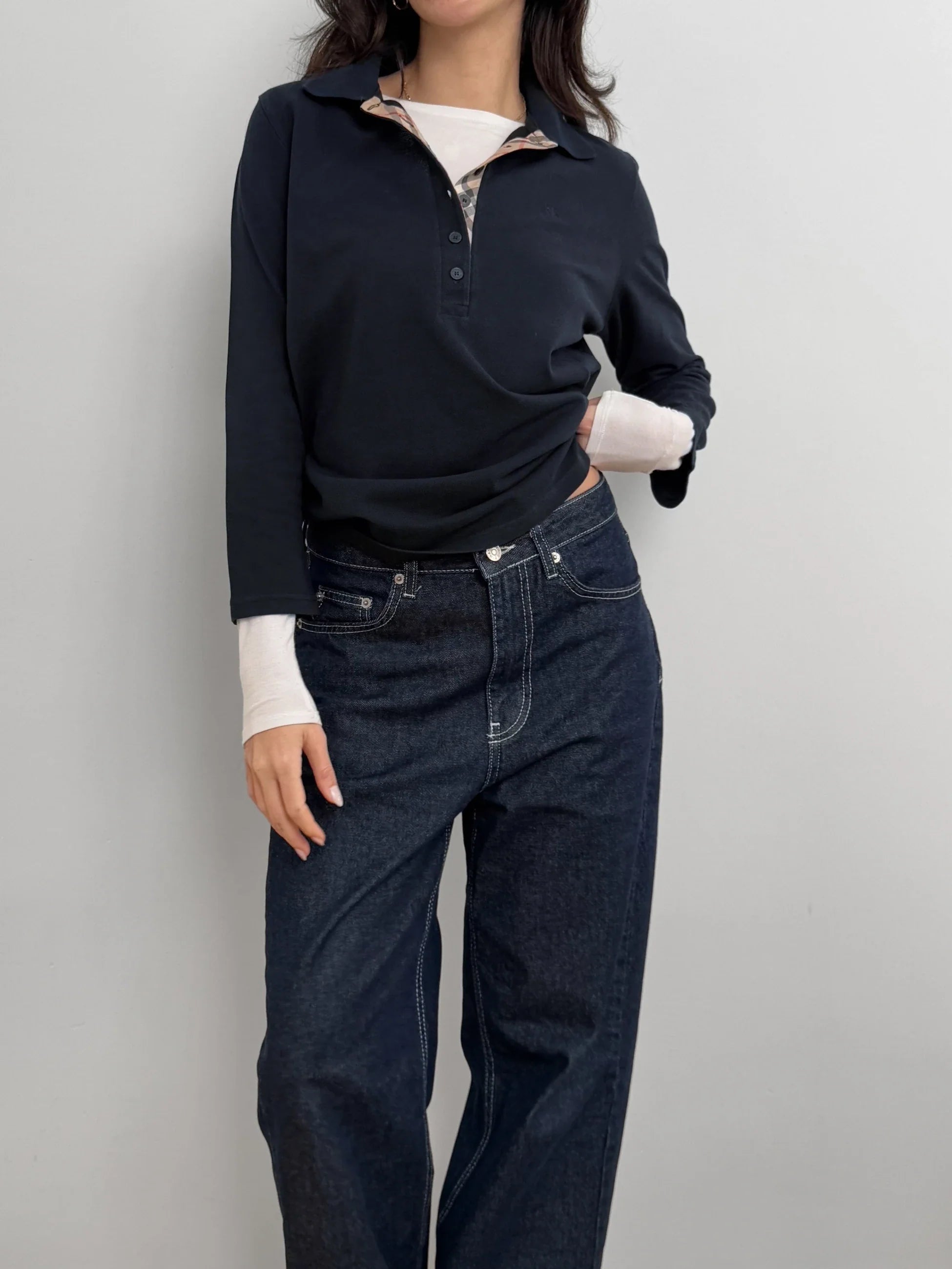 Burberry Three-Quarter Sleeve Blouse