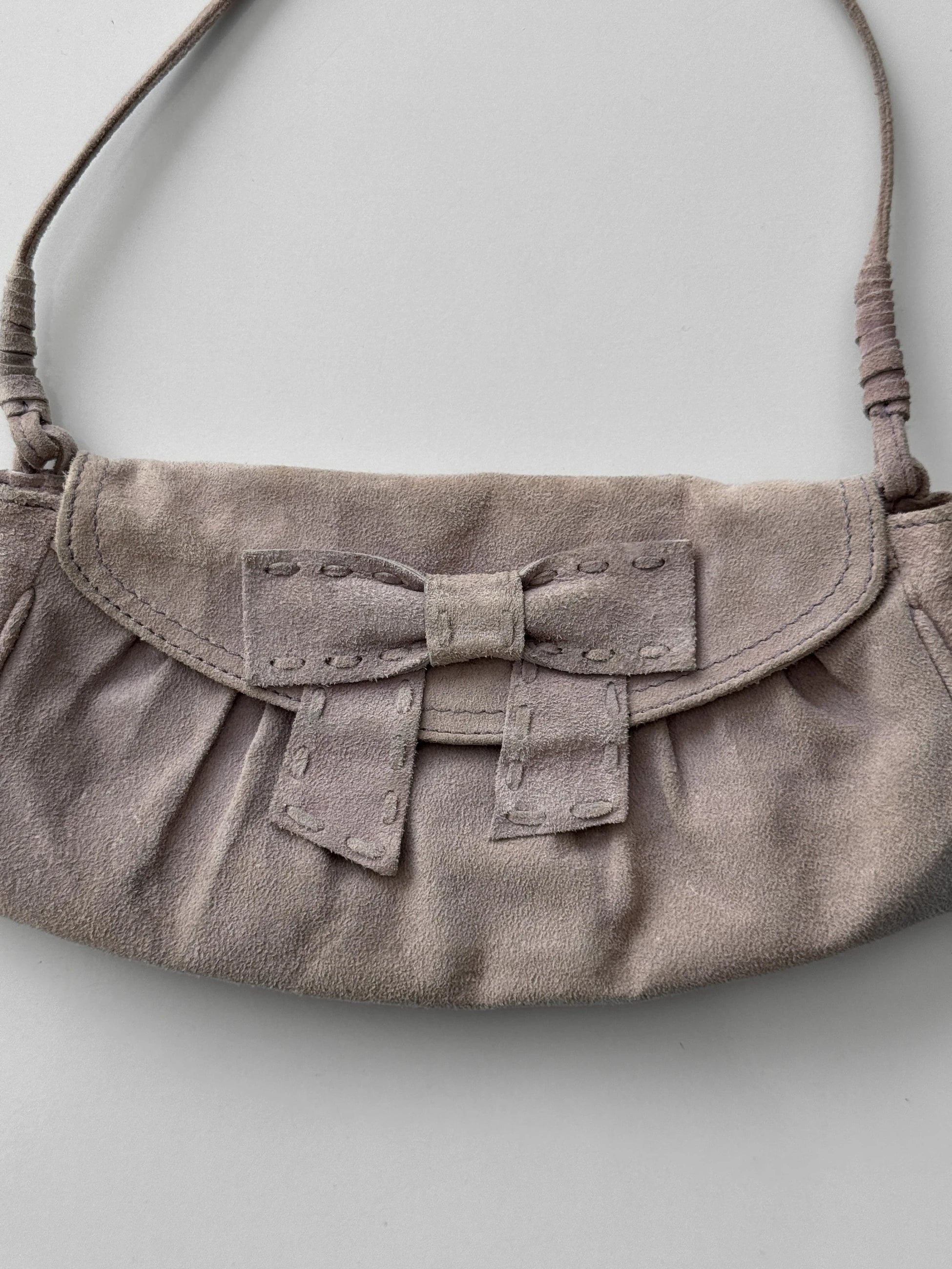 Suede Shoulder Bag