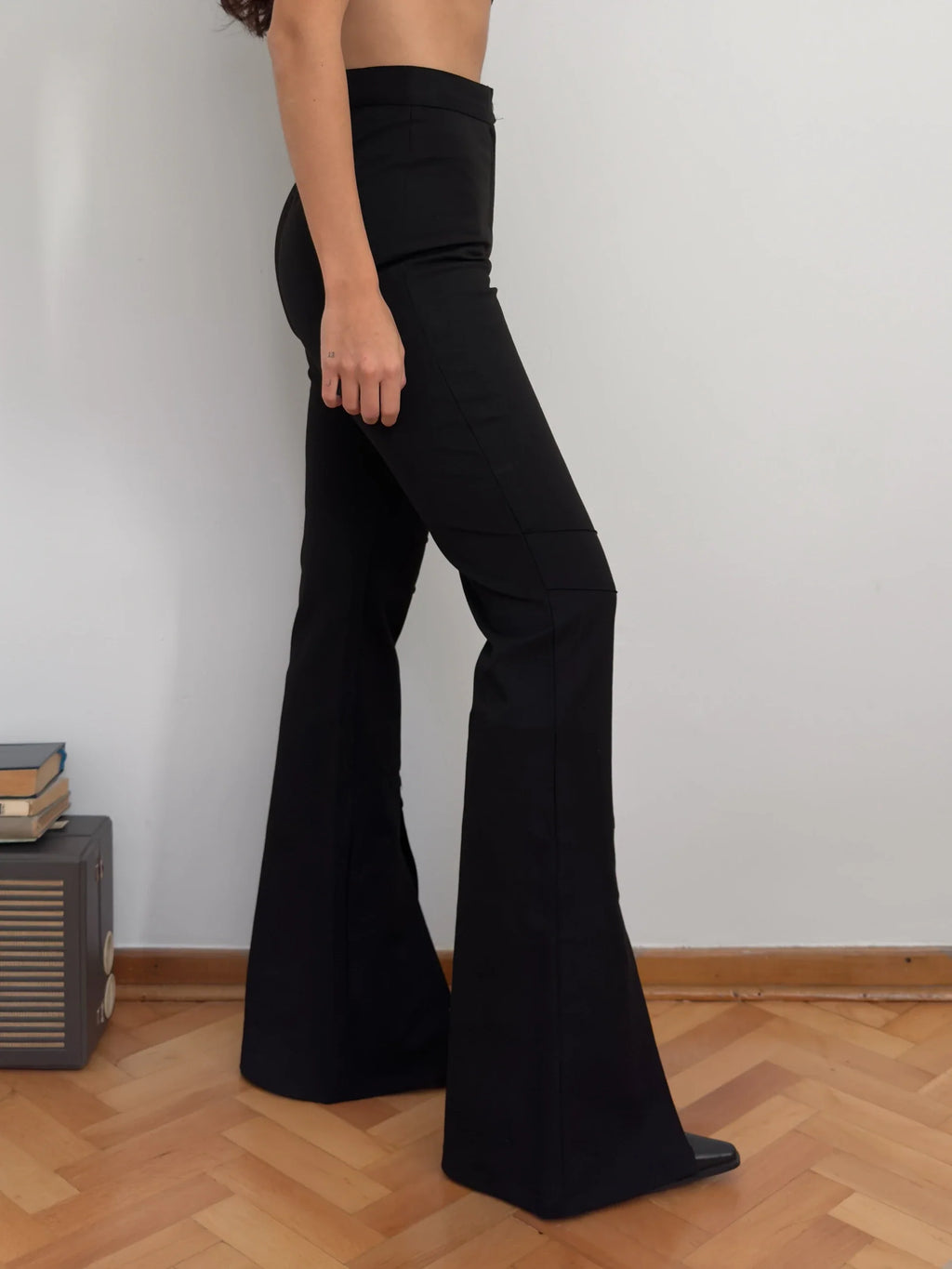 Hem-Detailed Trousers