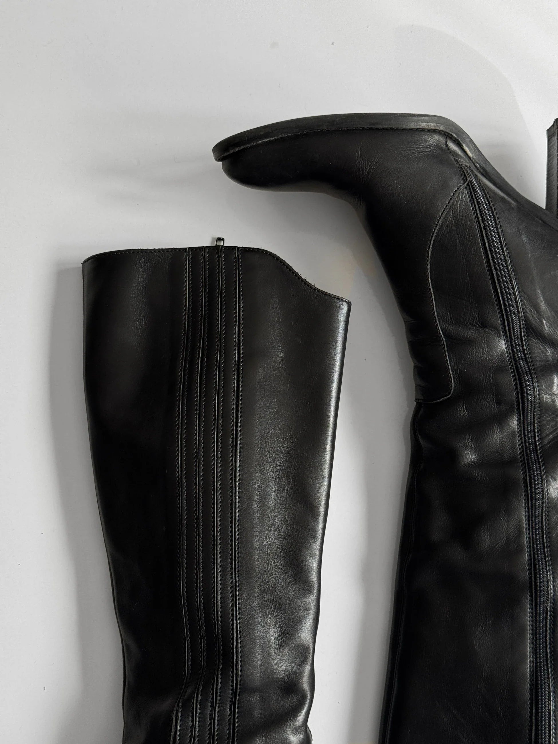 Black Leather Boots